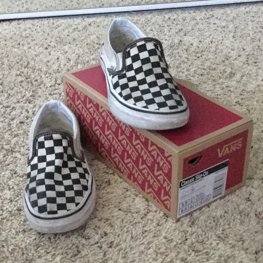 Checkered vans